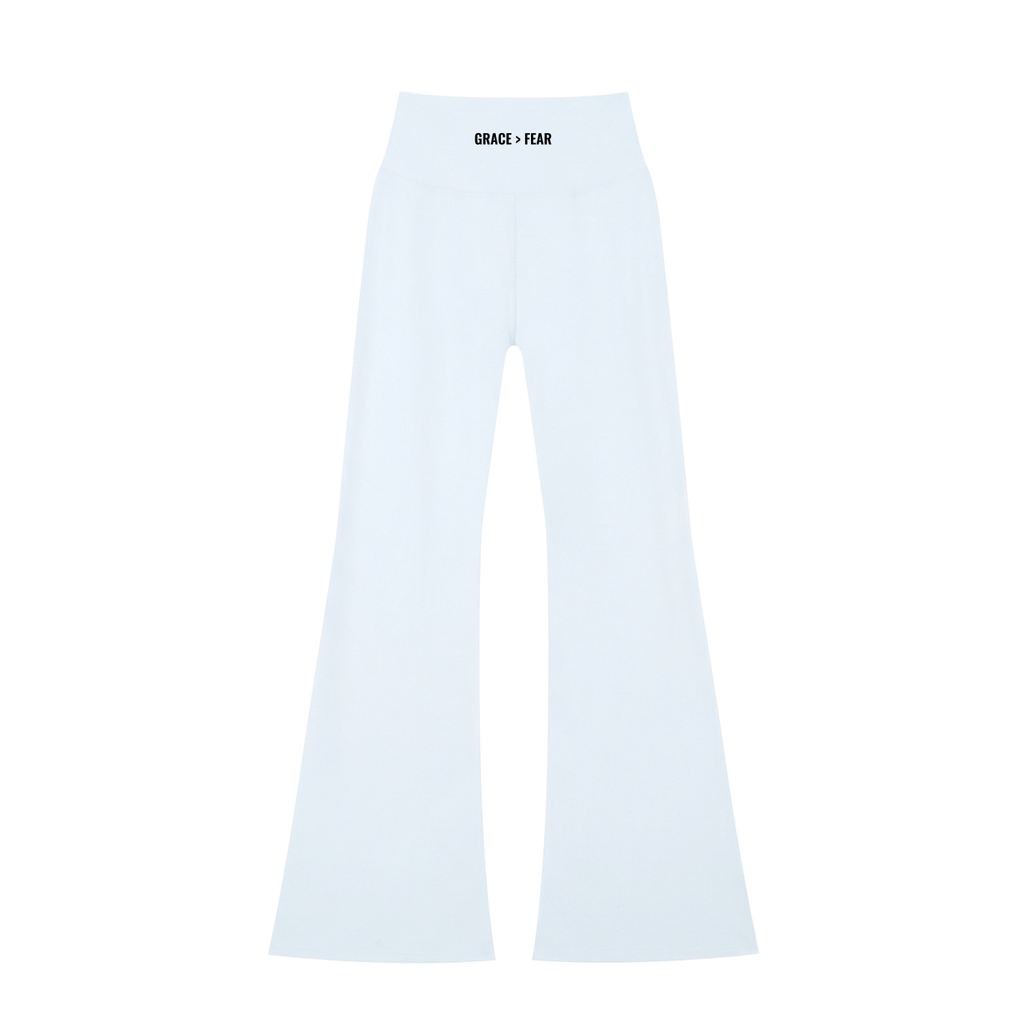 GRACE > FEAR High-Waisted Flare Leggings