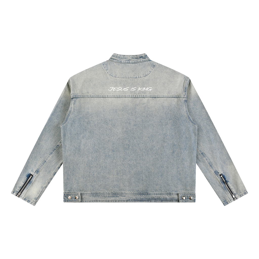 JESUS IS KING Denim Jacket