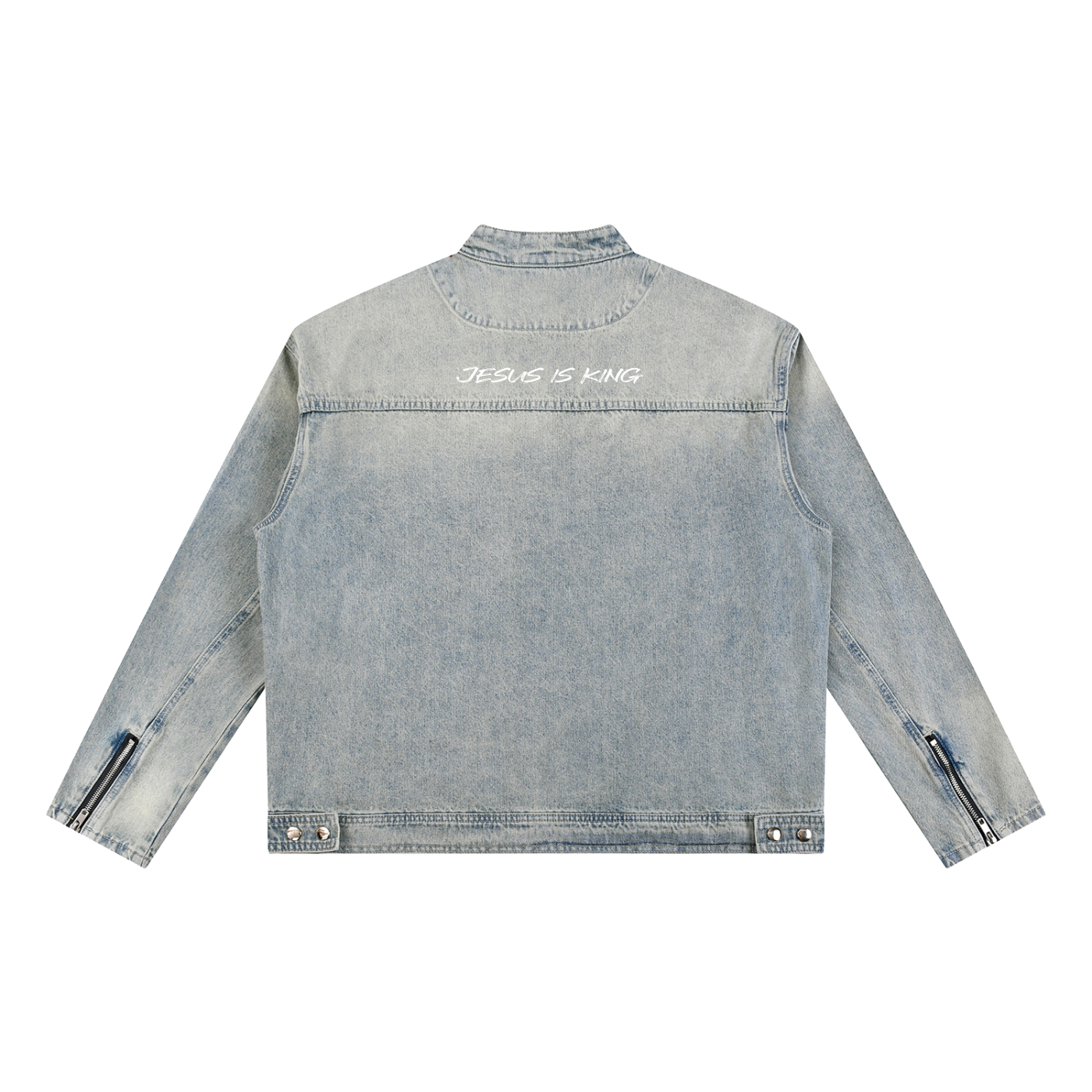 JESUS IS KING Denim Jacket