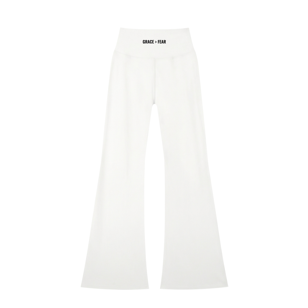 GRACE > FEAR High-Waisted Flare Leggings