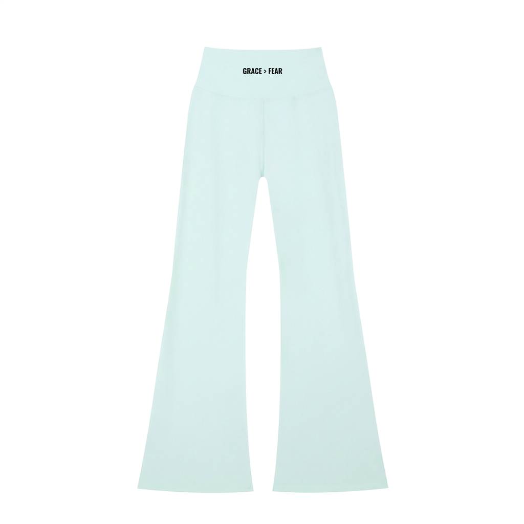 GRACE > FEAR High-Waisted Flare Leggings