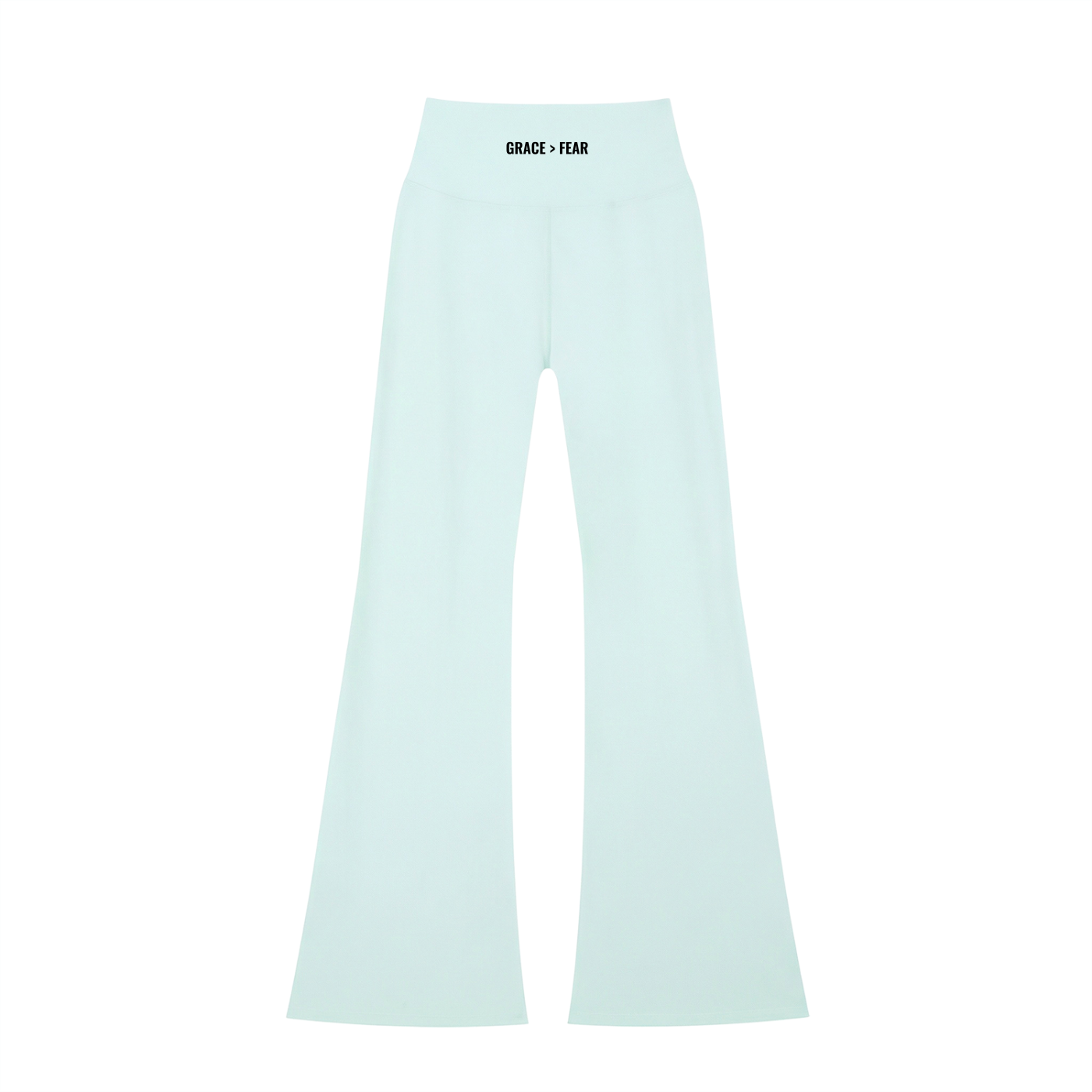 GRACE > FEAR High-Waisted Flare Leggings