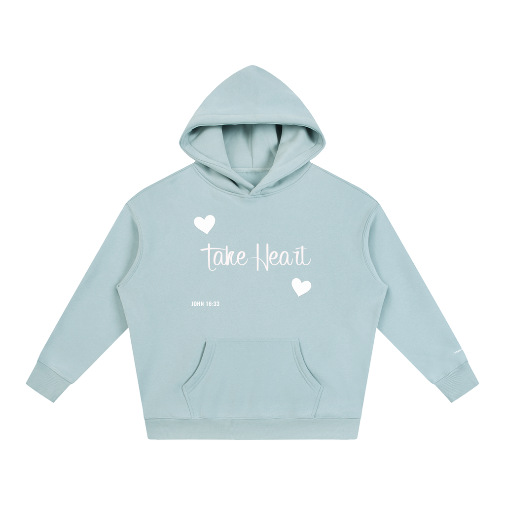 TAKE HEART Fleeced Hoodie