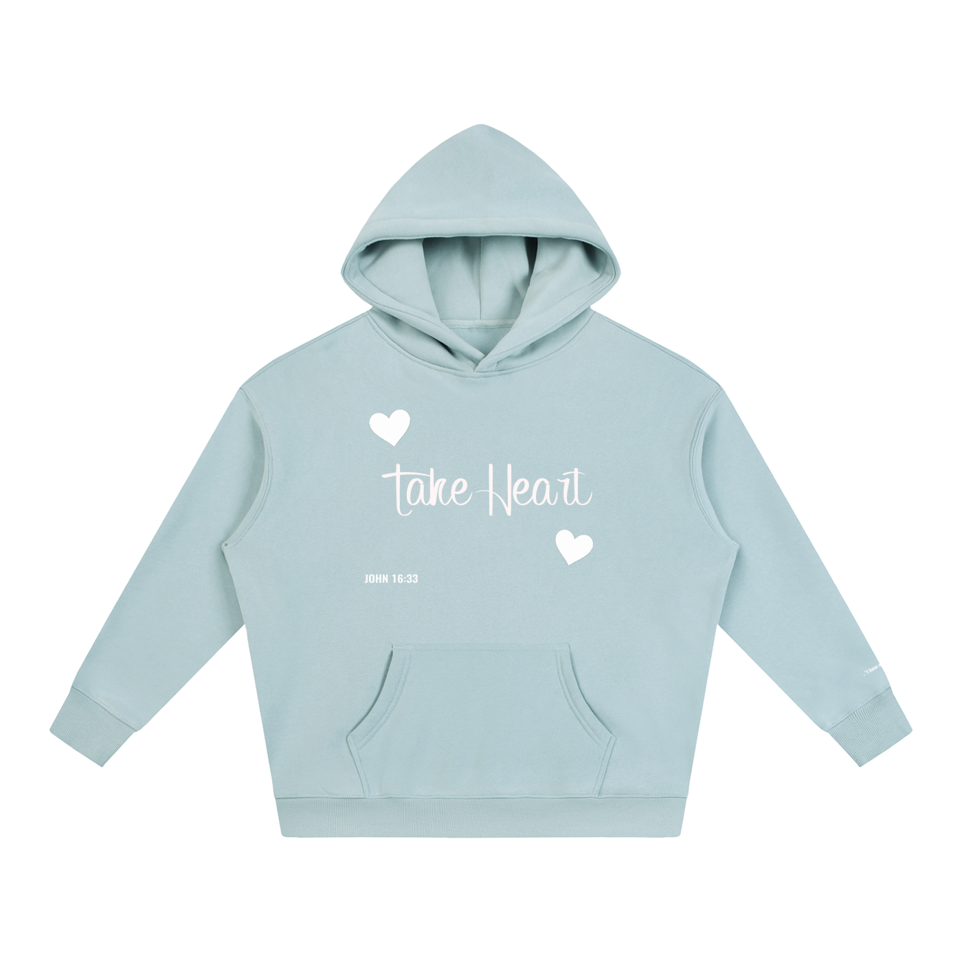 TAKE HEART Fleeced Hoodie