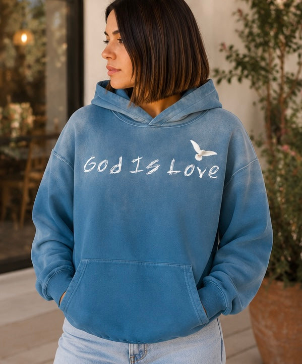 God is Love Oversized Hoodie