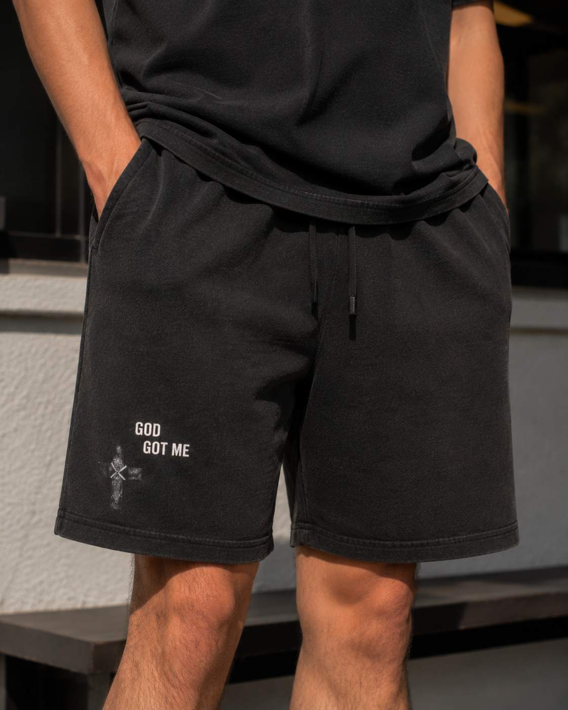 GOD GOT ME Unisex Shorts