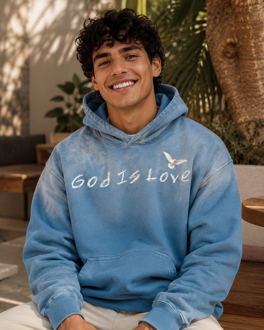 God is Love Oversized Hoodie