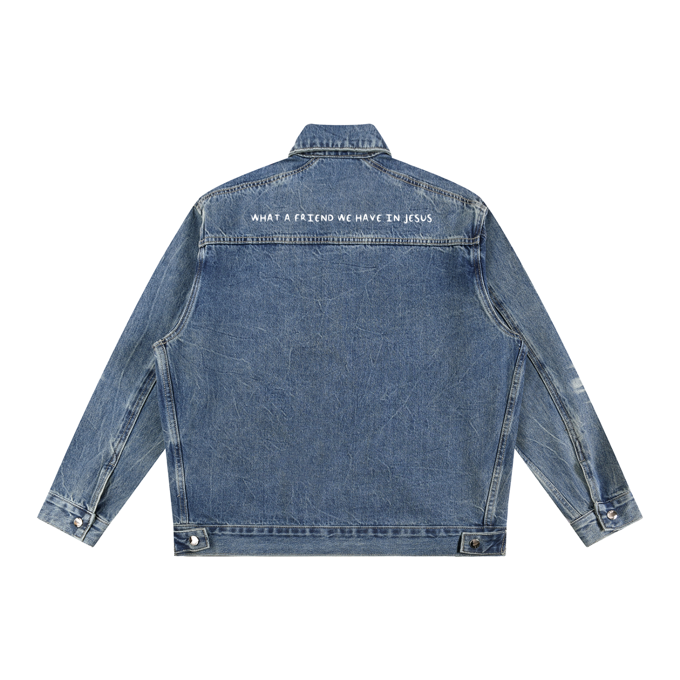 What a friend we have in Jesus Denim Jacket